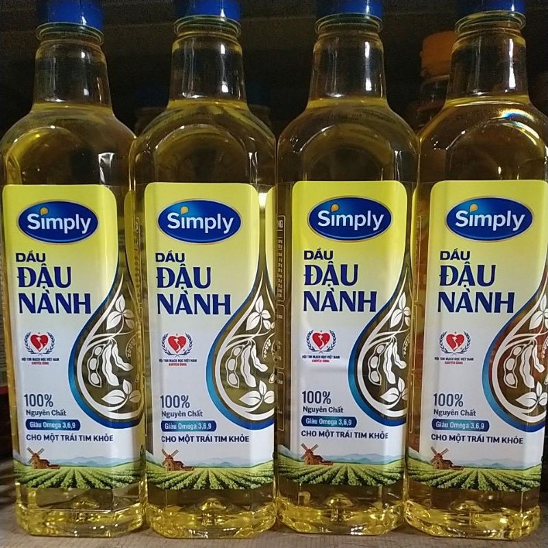 Dầu đậu nành Simply 1l