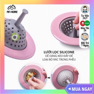 Phễu Lọc Rác Silicon Thông Minh ANHOME, Lưới Lọc Rác Silicon Tiện Lợi
