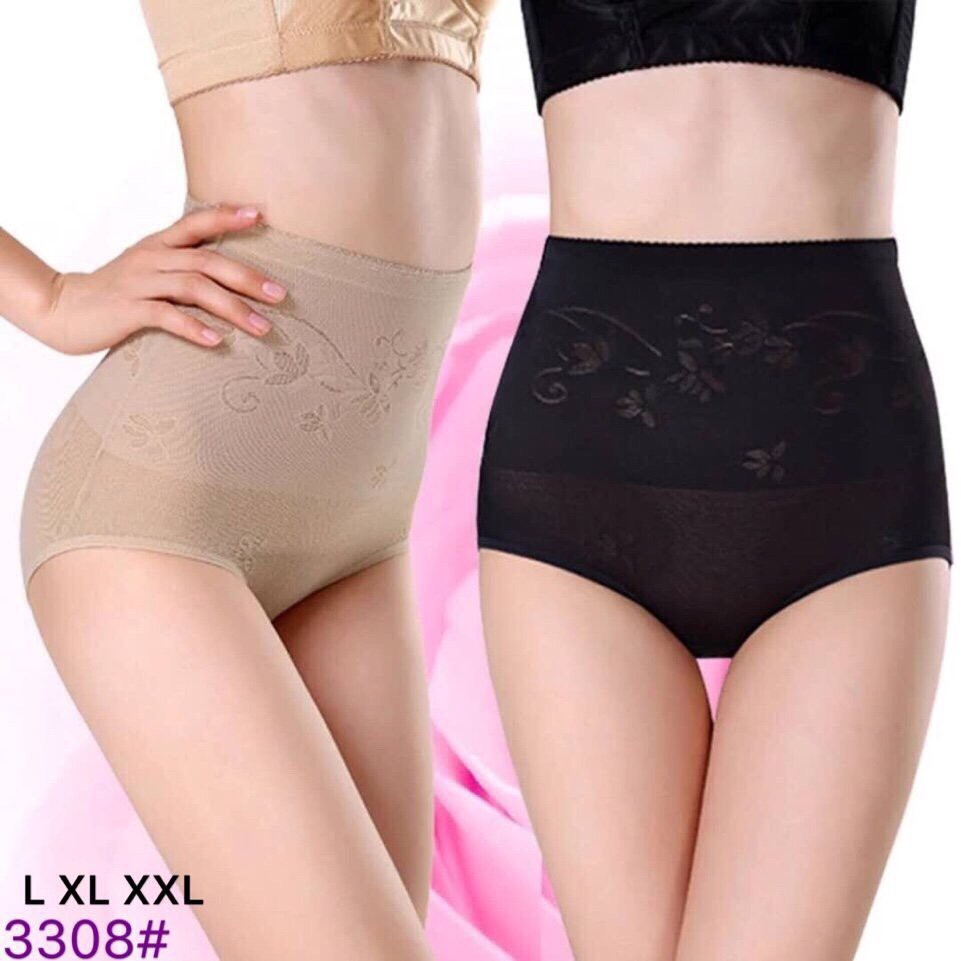 Quần lót nữ cạp cao gen bụng chất cotton lưới nhẹ mát | BigBuy360 - bigbuy360.vn