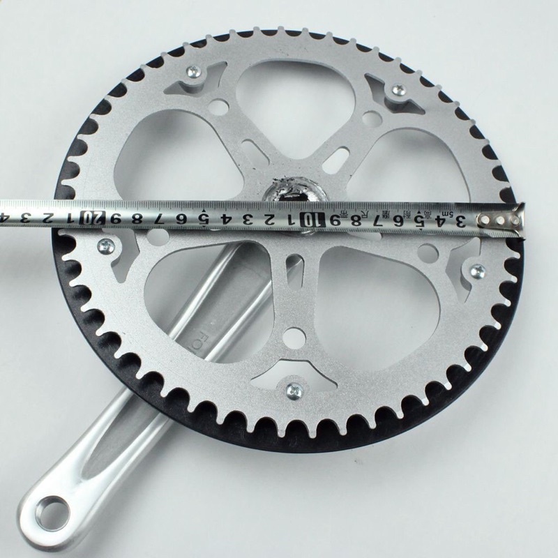 Bộ đùi đĩa 1 tầng 52 răng xe đạp
