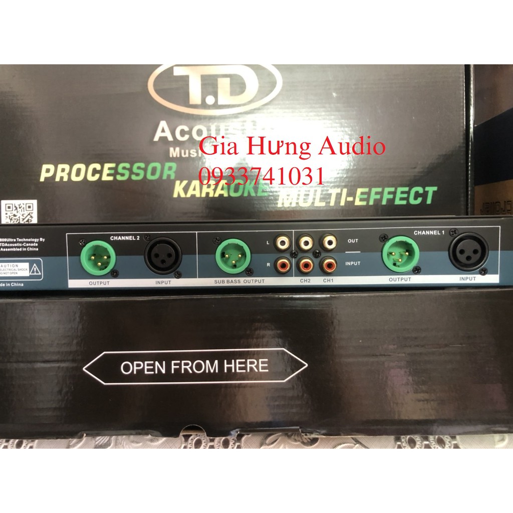 Nâng tiếng thế hệ mới, TD 800Ultra, tiếng sâu, trebe nhiễn.