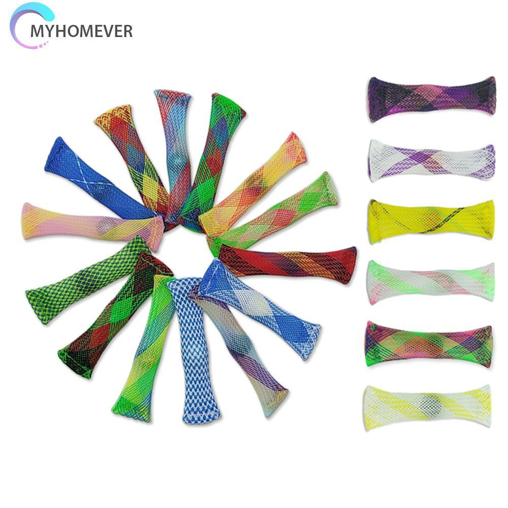 Pop It Fidget Đồ chơi Sensory Đồ chơis Braided Mesh with Marble Stress Relief Autism ADHD Therapy Đồ chơi