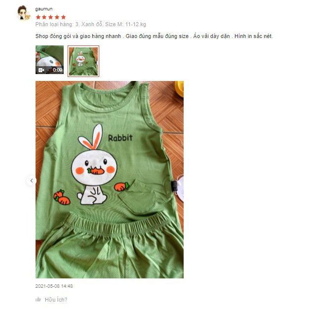 [6 MÀU] Bộ Ba Lỗ Chất Thun Lạnh Phiên Bản Động Vật Đáng Yêu Cho Bé 7-16Kg Namkidshop (QATE317)