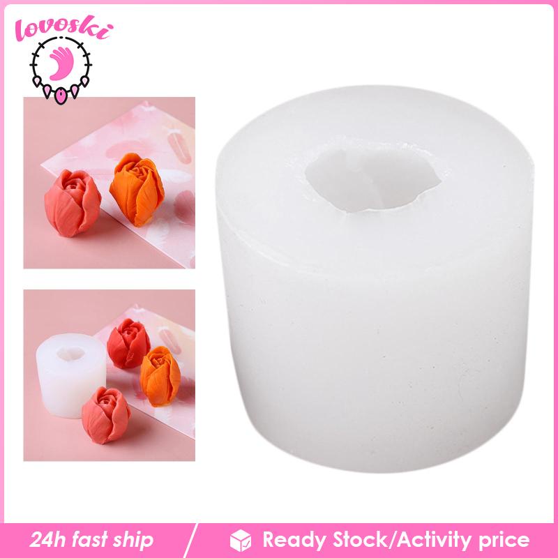 Khuôn Silicone TạO HìNh Hoa Tulip 3D Chuyên DụNg LàM Socola Trang Trí
