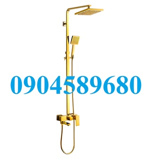 Sen cây tắm mạ vàng bóng hd8801-1