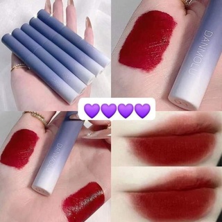 Set 5 Son Kem Lì Siêu Mềm Môi DANMOLU Small Buttock