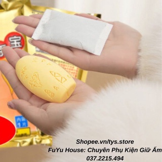 Combo Trứng Giữ Nhiệt Cầm Tay, Bàn Tay, Bỏ Túi ( 2 Trứng Nhựa + 10 Gói Sinh Nhiệt )