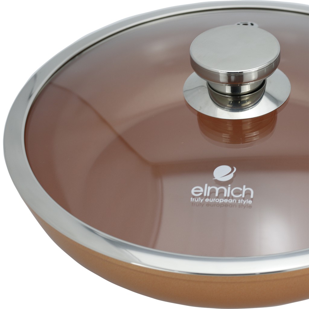 Chảo chống dính đáy từ cao cấp Full induction Elmich Royal Premium có vung