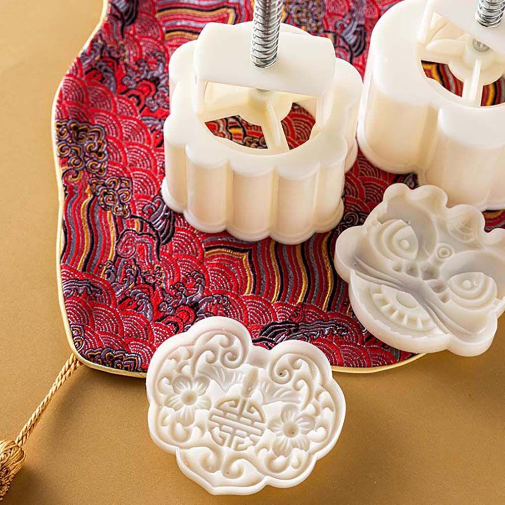 AUGUSTINA Khuôn Làm Bánh Trung Thu 3D Cho Nhà Bếp