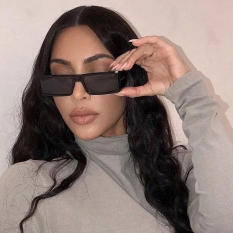 Kính Mát Phân Cực Chống Tia UV Hình Chữ Nhật Nhỏ Thời Trang Cho Nam Nữ