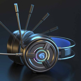 Tai Nghe Chụp Tai Gaming PC Có Mic Có dây Máy Tính Chơi Game thủ Chuyên Dụng Có Đèn Led Nhiều Màu