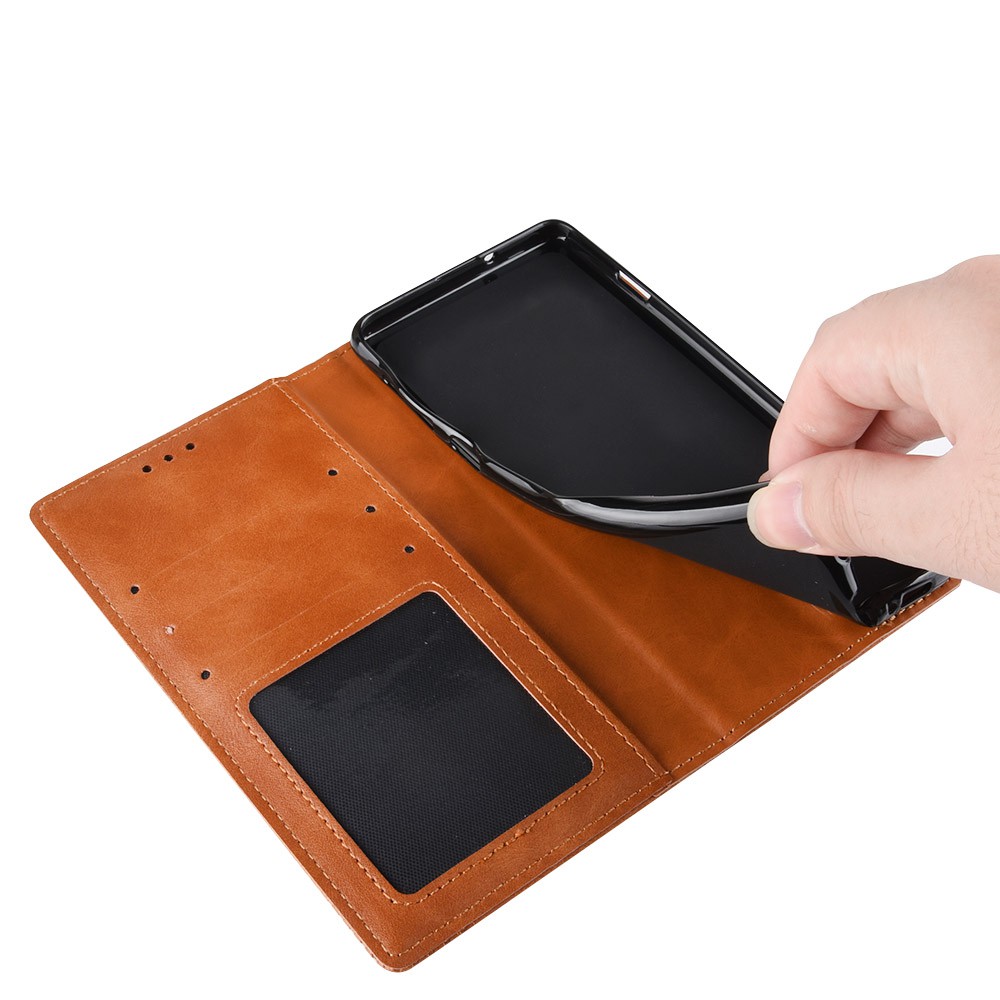 Vintage Leather Magnetic Buckle Flip Cover Case for Samsung Galaxy Z Fold 2 / S20 FE 4G / S20 FE 5G / S20 Fan Edition / S20 Lite / Note 20/20 Plus / 10 / 10Pro / 10Lite /10Plus / M51 /A42 5G