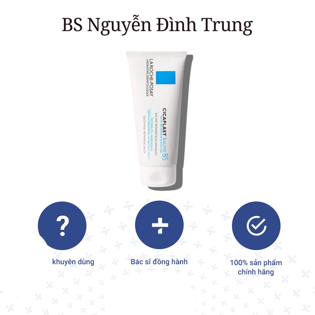 Kem Dưỡng Giúp Làm Dịu Và Phục Hồi Da La Roche-Posay Cicaplast Baume B5 40ml - BS Nguyễn Đình Trung