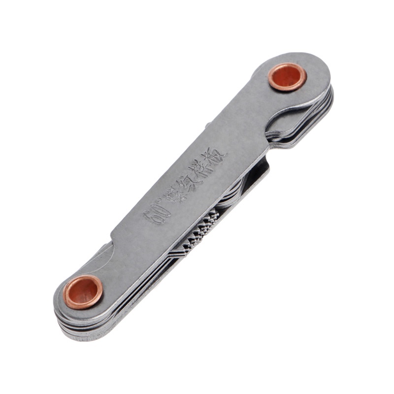 Bộ 2 Thước Đo Bằng Thép Không Gỉ 60 Độ + 55 Độ