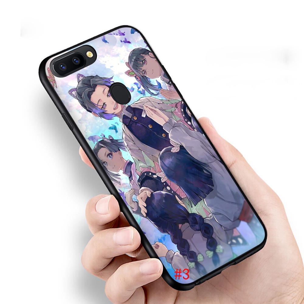 Ốp điện thoại dẻo họa tiết hoạt hình Kimetsu no Yaiba Shinobu cho OPPO F5 F7 F9 F11 F17 PRO A73 2017 A7X A9 2019 FIND X3 LITE LN60