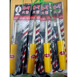 Combo mỏ hàn điện + chì hàn (cán gỗ 60W)