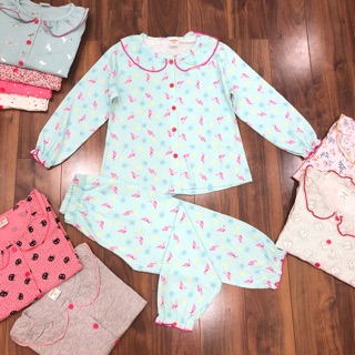 Bộ cotton bé gái pijama