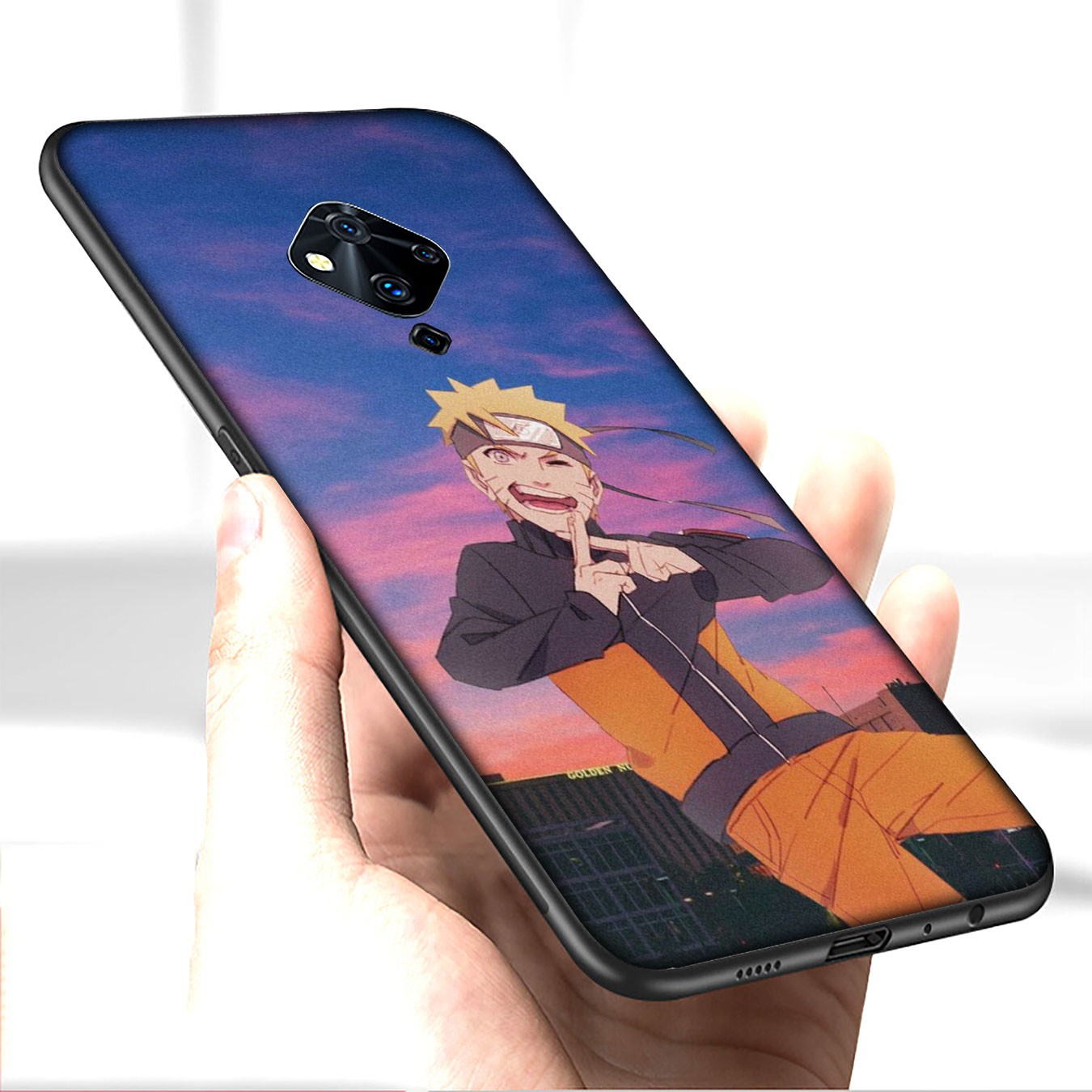 Samsung Galaxy S21 Ultra S8 Plus F62 M62 A2 A32 A52 A72 S21+ S8+ S21Plus Casing Soft Silicone Cartoon Naruto Akatsuki Phone Case