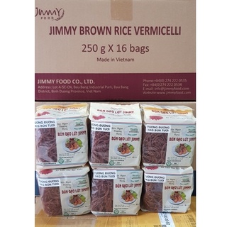 Combo 6 gói Bún gạo Lứt Jimmy hsd 25/10/2023