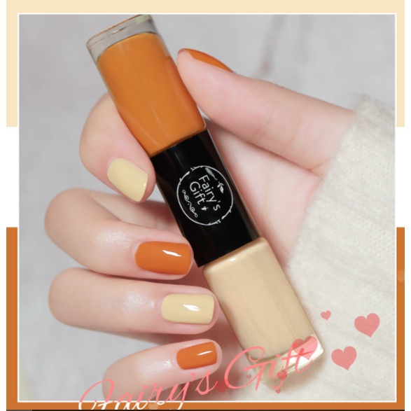 Sơn móng tay 2 đầu Fairy Gift không độc hại, nhanh khô mẫu mới 2022