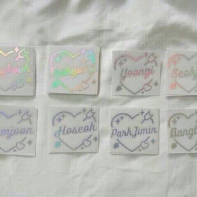 [Order] được tặng card siêu xinh] Sticker hologram dán