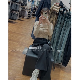 Áo trễ vai tăm dài tay