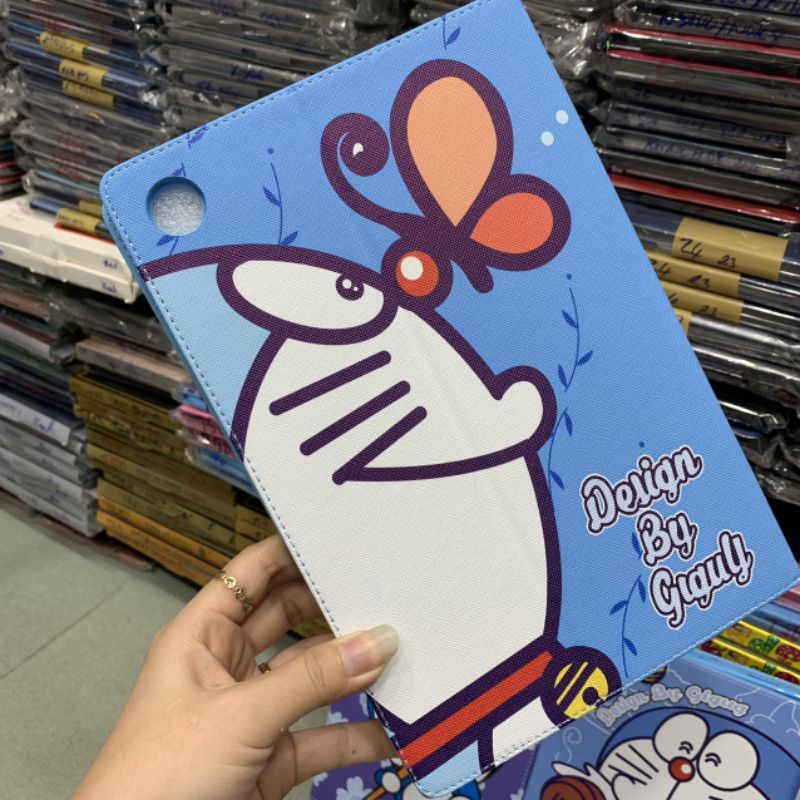 Bao da Samsung Tab A8 X200 X205 kitty doremon siêu dễ thương hàng chuẩn loại 1
