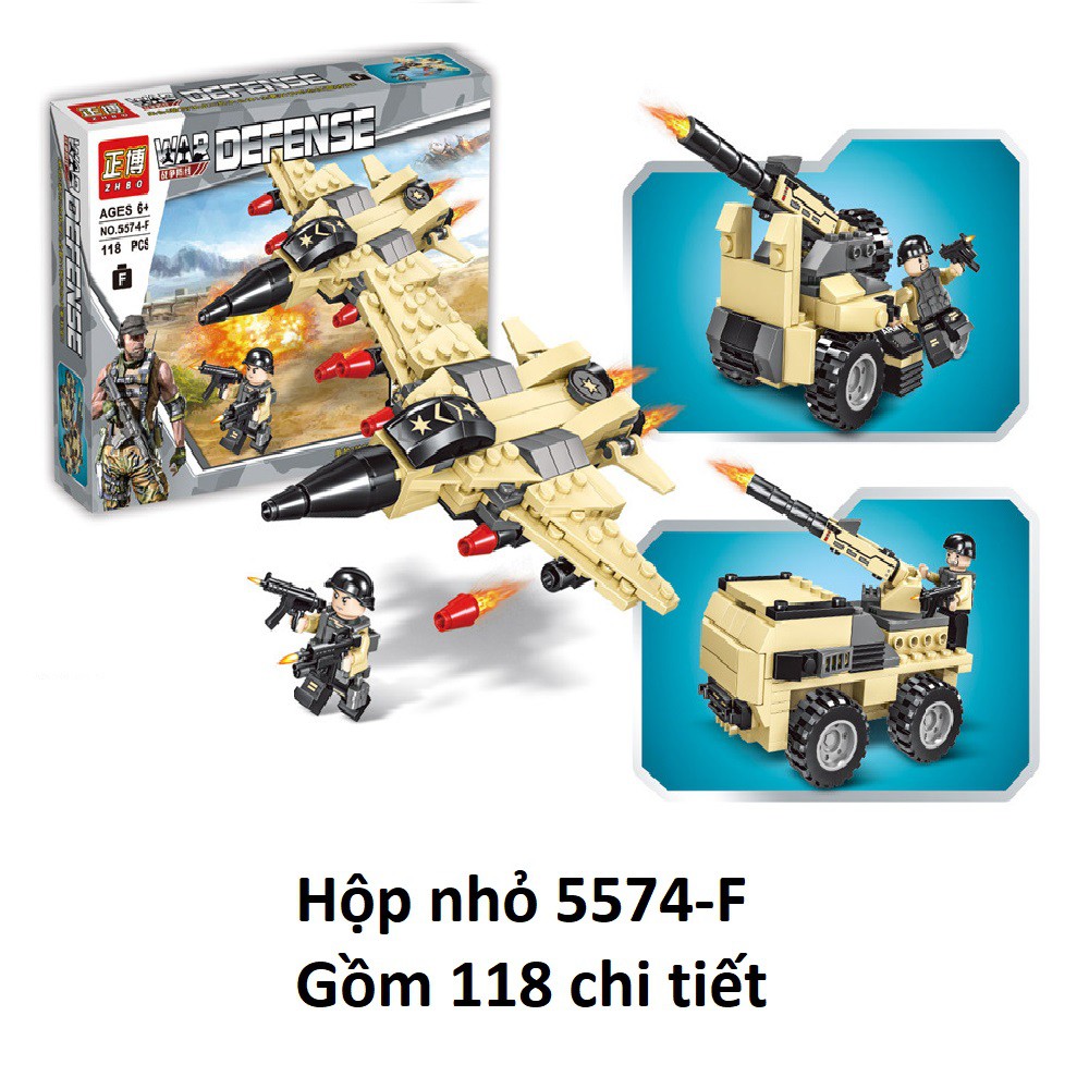 [708 CHI TIẾT] Bộ Lego lắp ráp xếp hình BIỆT ĐỘI PHÒNG KHÔNG ARMY bao gồm XE TĂNG 4 NÒNG, XE QUÂN SỰ, TRỰC THĂNG