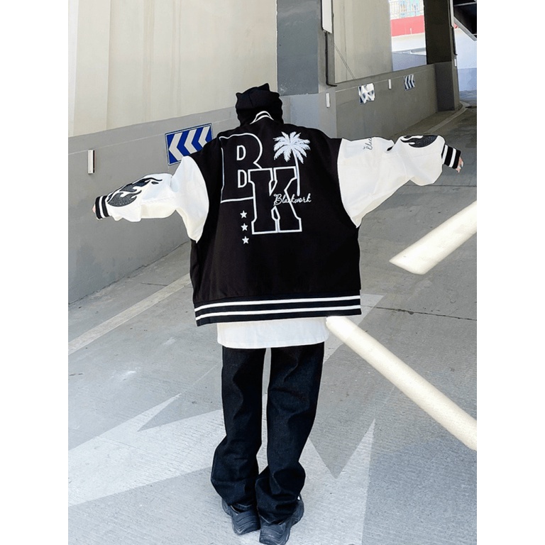 Áo Khoác Nữ Nút Cài Chất Nỉ Mềm Kiểu Bóng Chày BK Form Rộng MẶc Đẹp Che Nắng Tốt NEW UNISEX