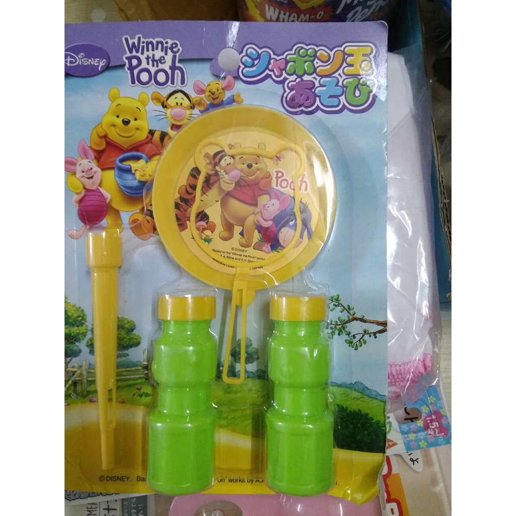 [Hỏa tốc HCM] Bộ thổi bong bóng xà phòng Pooh NỘI ĐỊA NHẬT BẢN