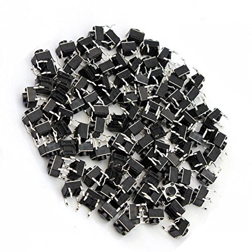Bộ 200 Nút Bấm Công Tắc 6 6X4.3Mm 4 Pin Tự Động