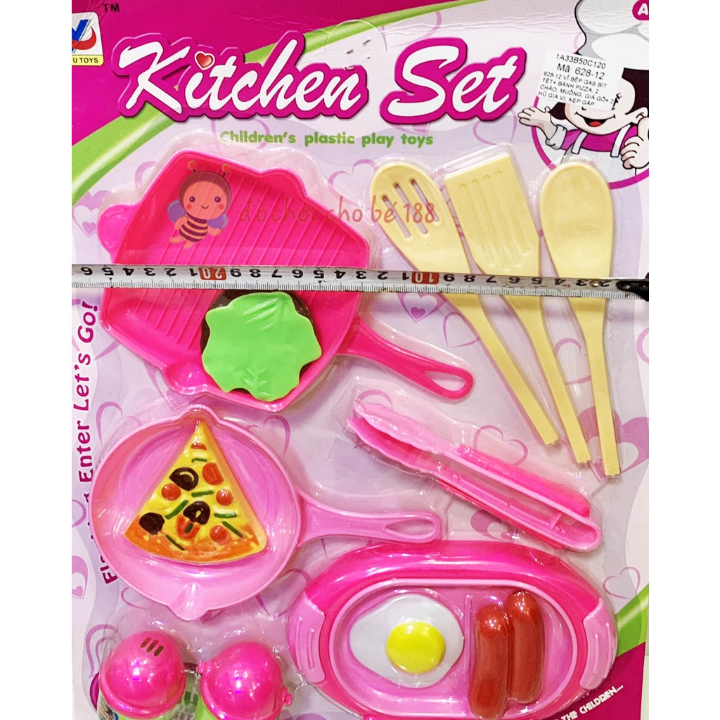 Đồ chơi cắt bánh Pizza nấu ăn điểm tâm bằng nhựa cho bé