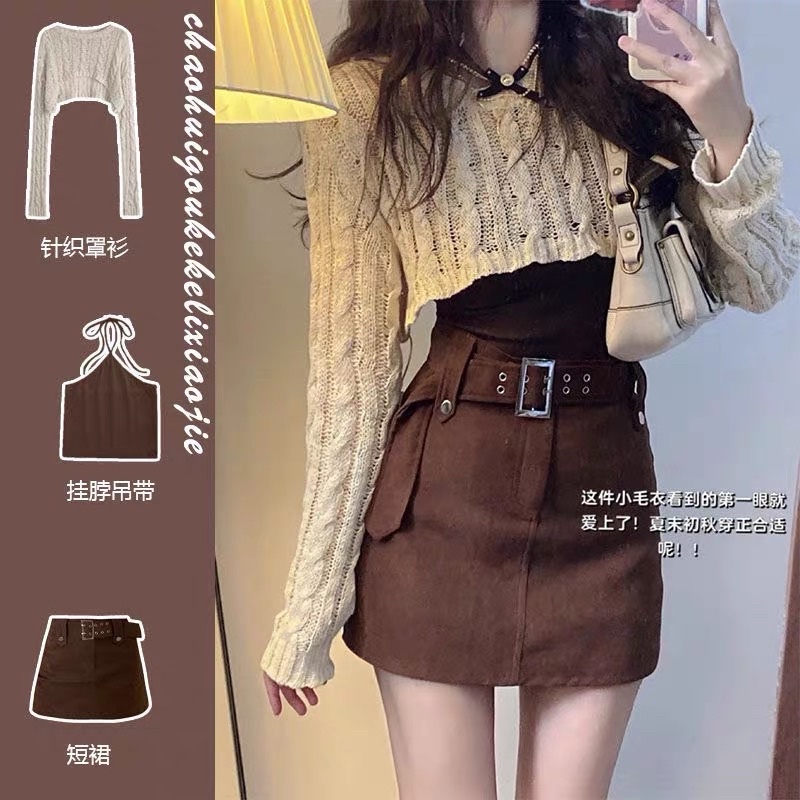 set váy 3 món taobao CÓ SẴN( ảnh cuối shop chụp)