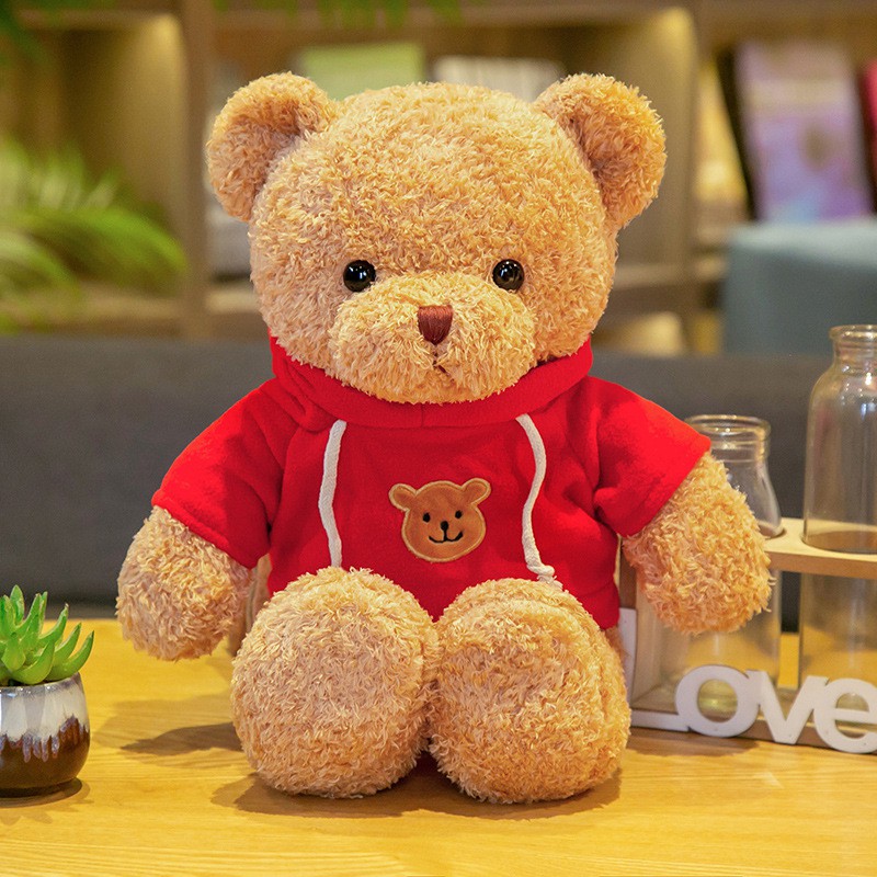 [ 38cm ] Gấu Bông Teddy Quà Tặng Lưu Niệm