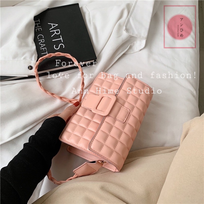 Túi Đeo Chéo Nữ Màu Sắc Retro 2021 Phong Cách Phương Tây