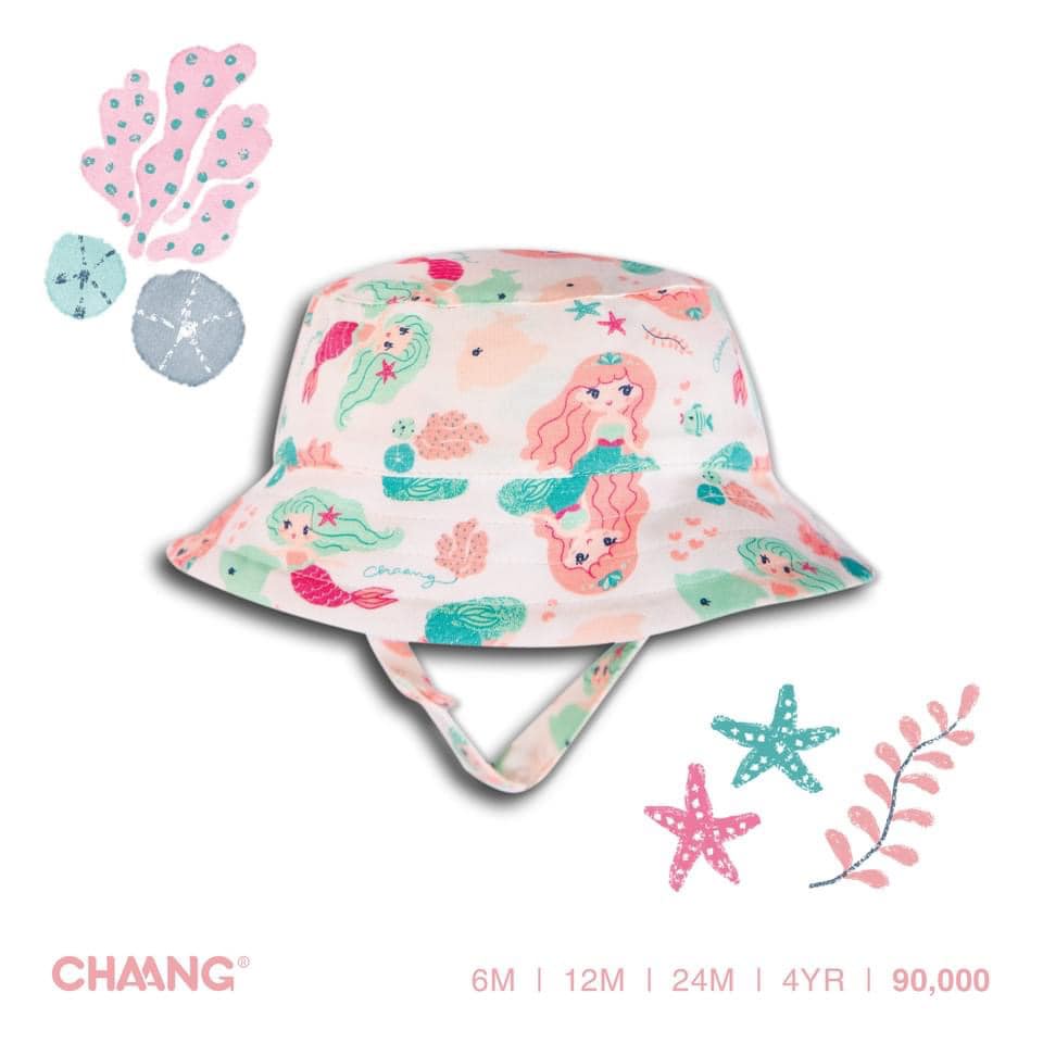 Chaang - Mũ vành Summer có quai nhiều mẫu cho bé Ss2022D02