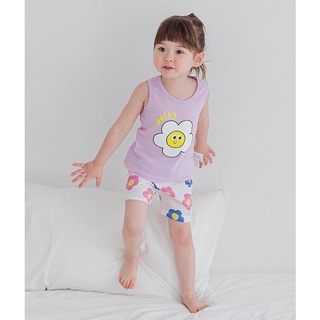 Quần áo trẻ em - Bộ ba lỗ thun cotton giấy cho bé Cordi-i