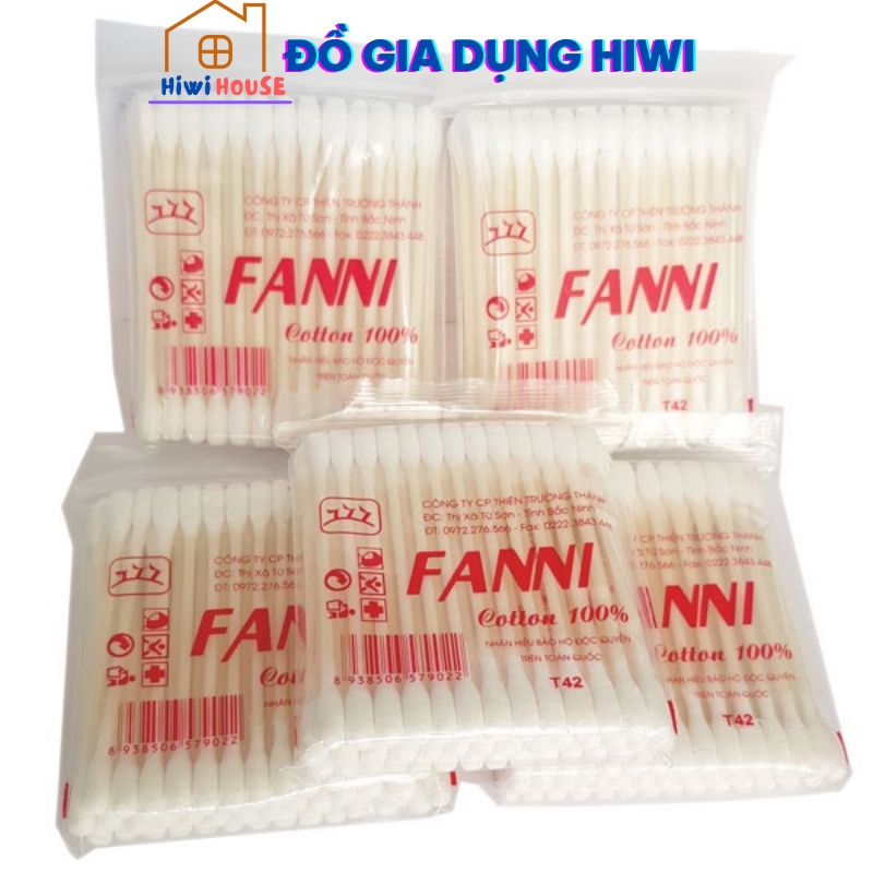 1 Lố Tăm bông fanni ( 12 gói)