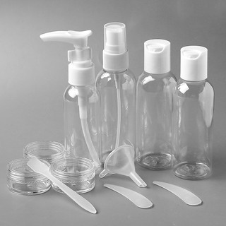 Bộ chiết mỹ phẩm du lịch 9 món tiện dụng