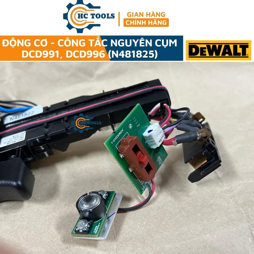Động cơ và công tắc nguyên cụm máy khoan vặn vít DCD991, DCD996 Dewalt  chính hãng | HÙNG CƯỜNG TOOLS