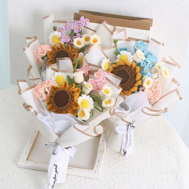 Bó Hoa Tulip Nhân Tạo Handmade Làm Quà Tặng Lễ Tình Nhân