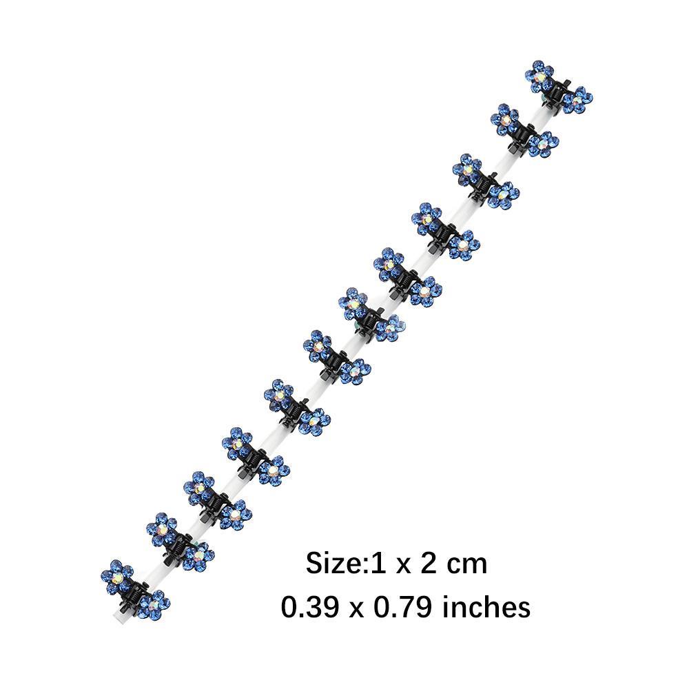 Set 12 Kẹp Tóc Càng Cua Đính Hoa