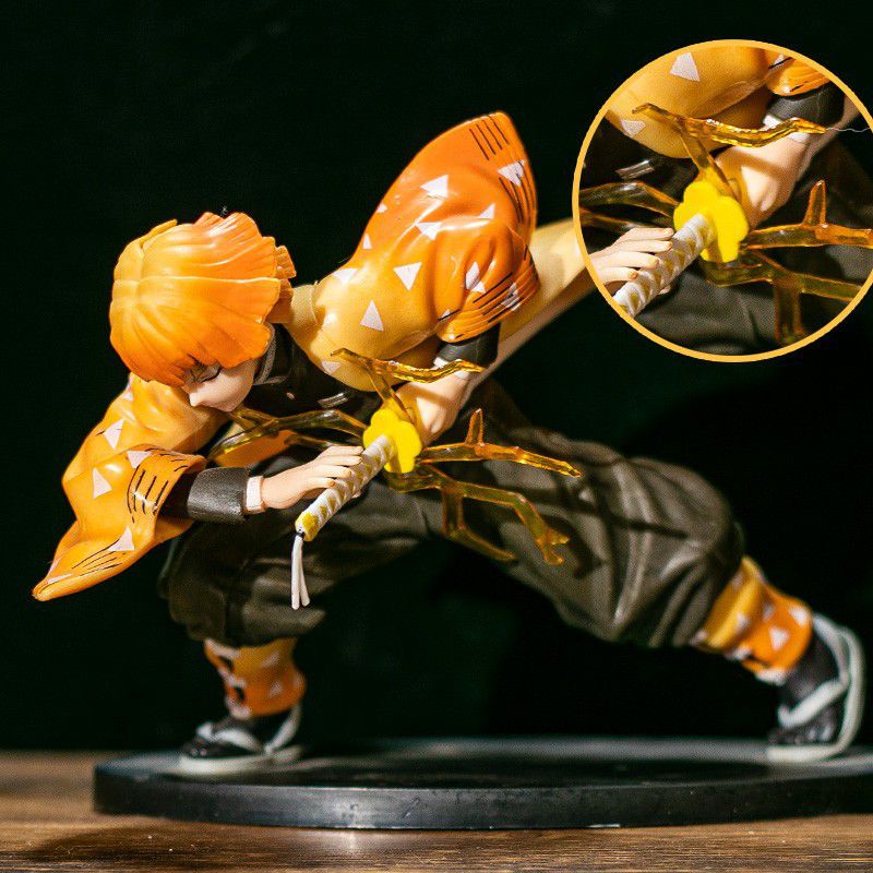 Mô Hình Nhân Vật Agatsuma Zenitsu Trong Phim Demon Slayer