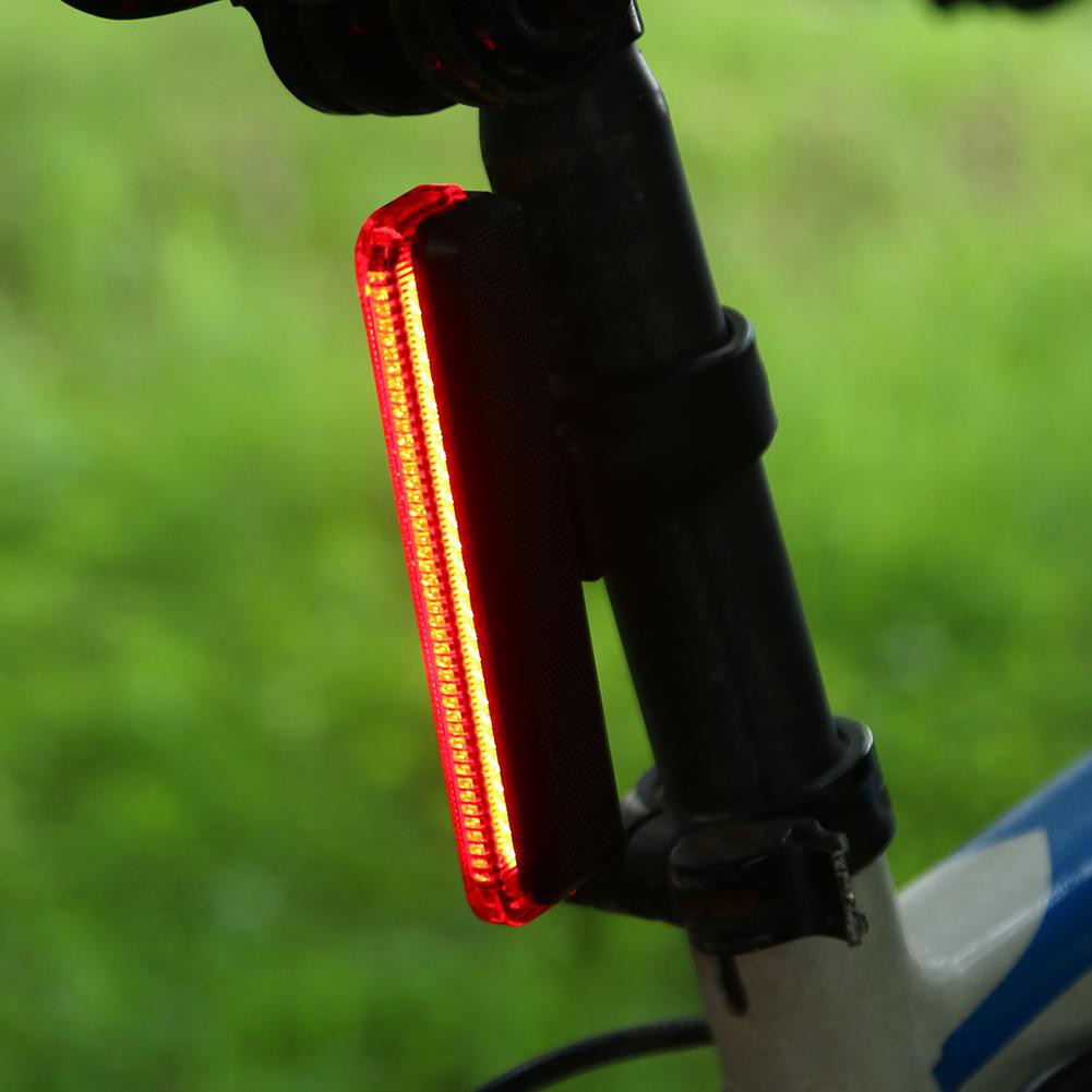 Đèn LED cảnh báo an toàn gắn đuôi xe đạp 4 chế độ không thấm nước