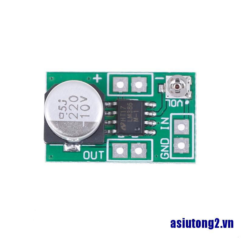 Bảng Mạch Khuếch Đại Âm Thanh Mini Dc 3v ~ 12v 5v 6v Lm386
