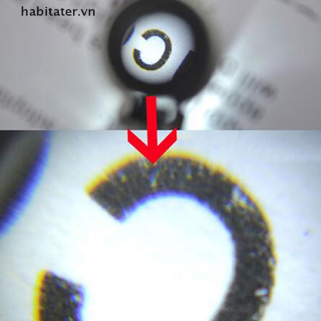 Kính HiểN Vi Mini 60X VớI ĐèN LED Cho Thợ Trang SứC