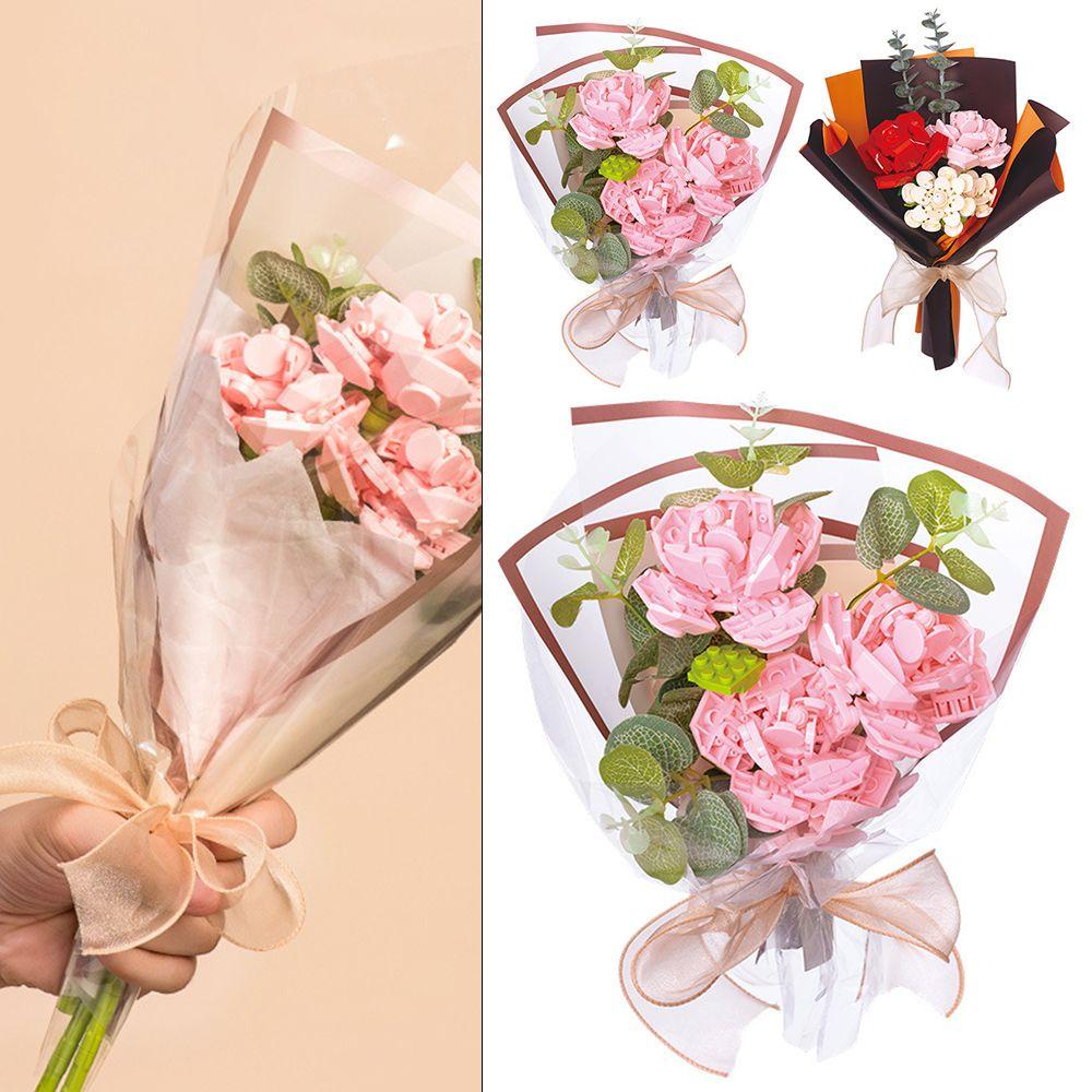 Layor1 Bộ Đồ Chơi Lắp Ráp Hình Hoa Hồng Đỏ Vĩnh Cửu