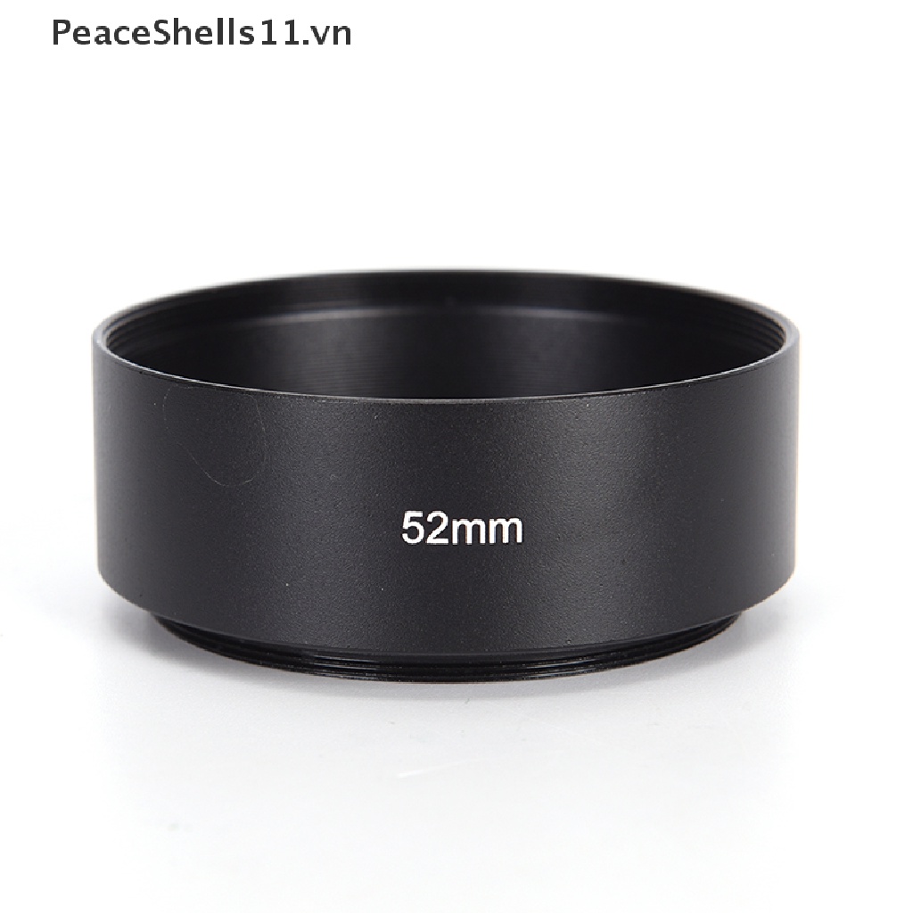 Loa che nắng dài 52mm chất liệu hợp kim kim loại dành cho máy ảnh Canon Nikon
