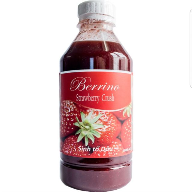 [Ảnh Thật] 350ml Sinh Tố Berrino Dâu