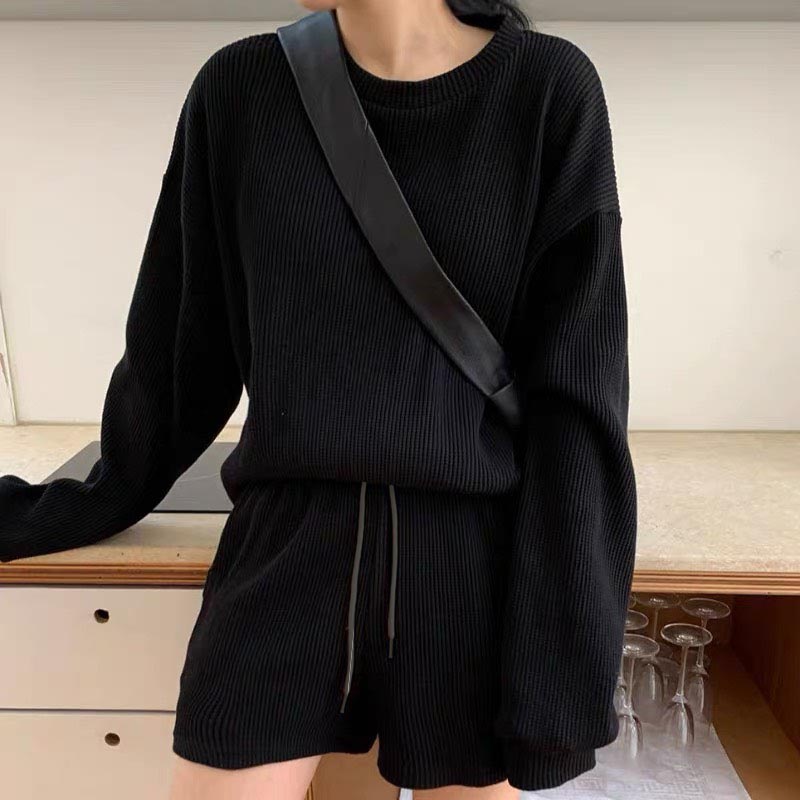 Bộ đồ thu đông nữ, bộ đồ thu đông bigsize, bộ đồ mặc nhà phong cách Hàn Quốc